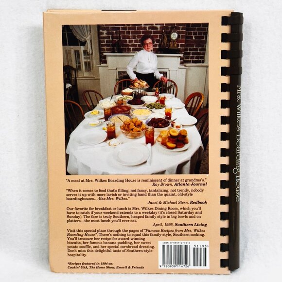 Famous Recipes From Mrs. Wilkes Boarding House In Historic Savannah Cookbook - Picture 11 of 11